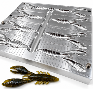 3.5" BPB Craw 4 Cavity Mold