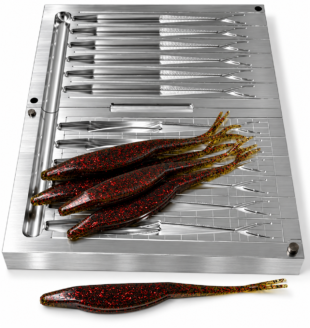 7" Split Tail Jerk Bait 6 Cavity Mold