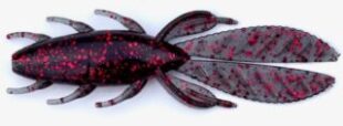 4" Pro Bug 25ct - Black Red / Flake