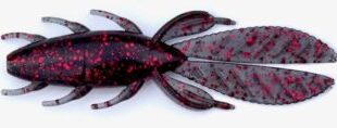 4" Pro Bug 25ct - Black Red / Flake