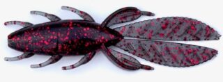 4" Pro Bug 25ct - Black Red / Flake
