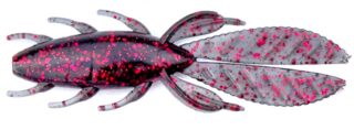 Pink crappie soft plastic lure designed for panfish fishing