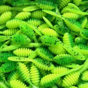 2" Flutter Jig 100ct - Lemon Lime Magic