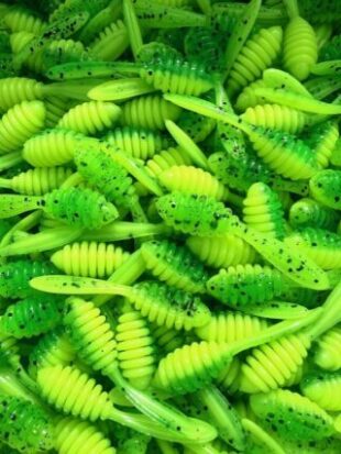 2" Flutter Jig 100ct - Lemon Lime Magic