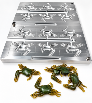 2"x 2.5" Fiddler Crab 6 Cavity Mold