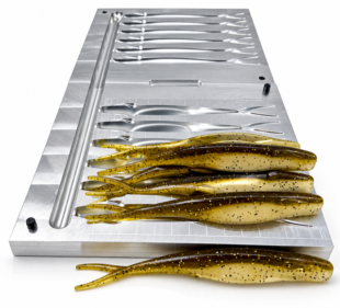 7" Winged Jerkbait - 6 Cavity Aluminum Mold