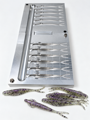 3" Wing Jerkbait 6 Cavity Mold