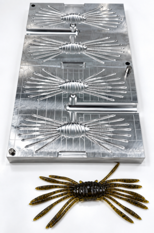 5.8" Flutter Bug 2 Cavity Mold